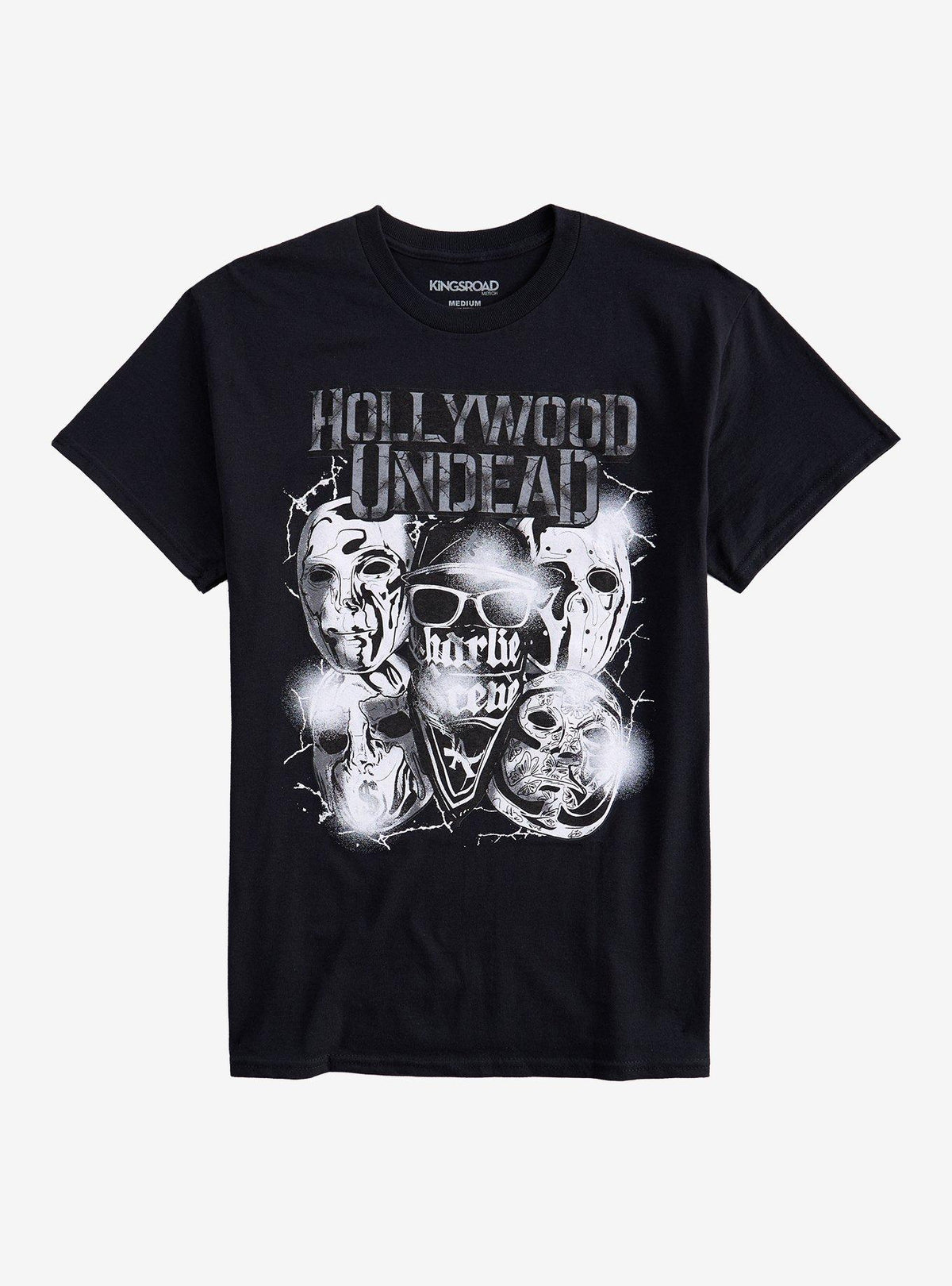 Hollywood Undead Masks Lightning T-Shirt
