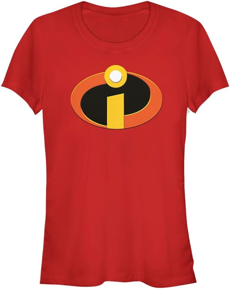 Pixar Incredibles Logo Womens Fast Fashion Short Sleeve Tee Shirt
