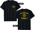Funny Diver T Shirt Old No12 Diving School Frontback