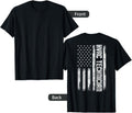 Technician American Flag Hvac Tech Novelty Design On Back