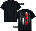 American Flag Baseball Uncle Backside