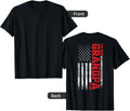 Grandpa American Flag On Back Best Grandpa Ever