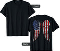 Angel Wings American Flag On Back