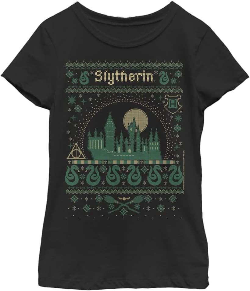 Harry Potter Kids Short Sleeve Crew Neck T Shirt With Letter Print