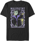 Big Tall Villains Maleficent Color Mens Tops Short Sleeve Tee Shirt