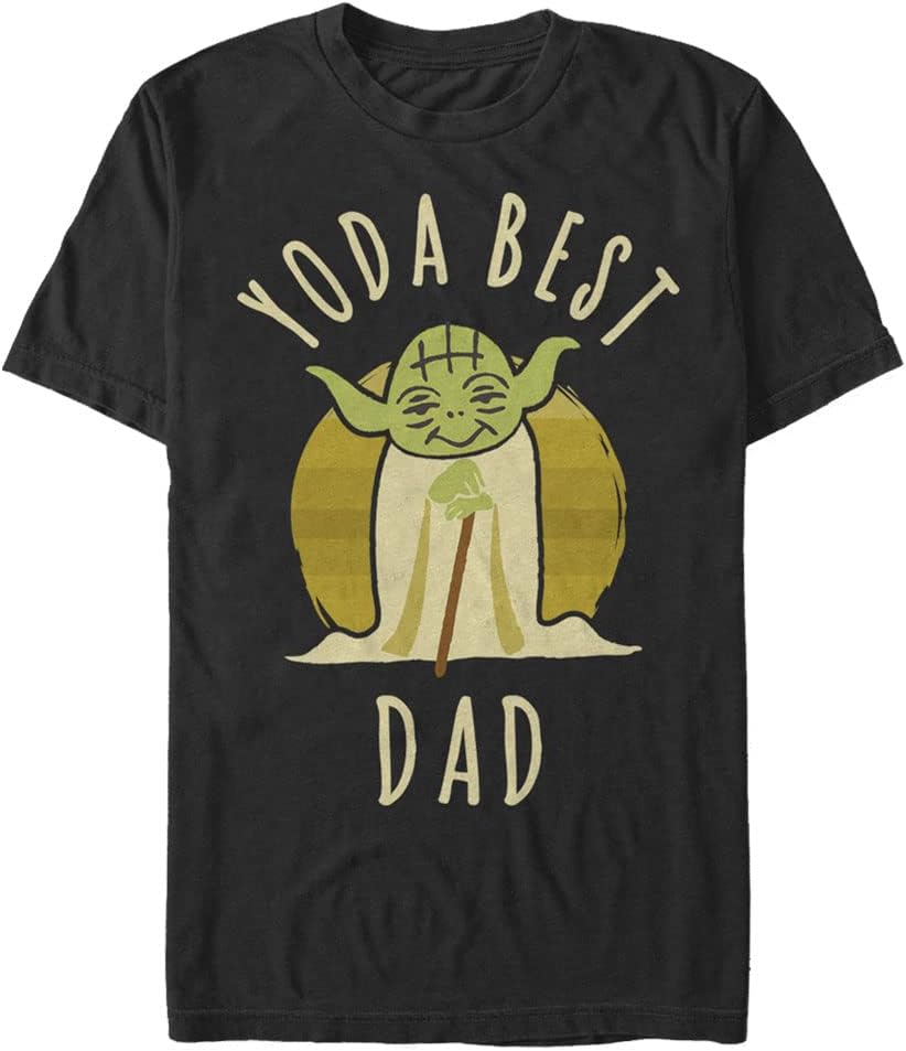 Star Wars Big Tall Best Dad Yoda Says Mens Tops Short Sleeve Tee Shirt