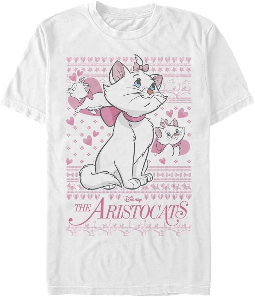 Aristocats Marie Sweater Mens Tops Short Sleeve Tee Shirt