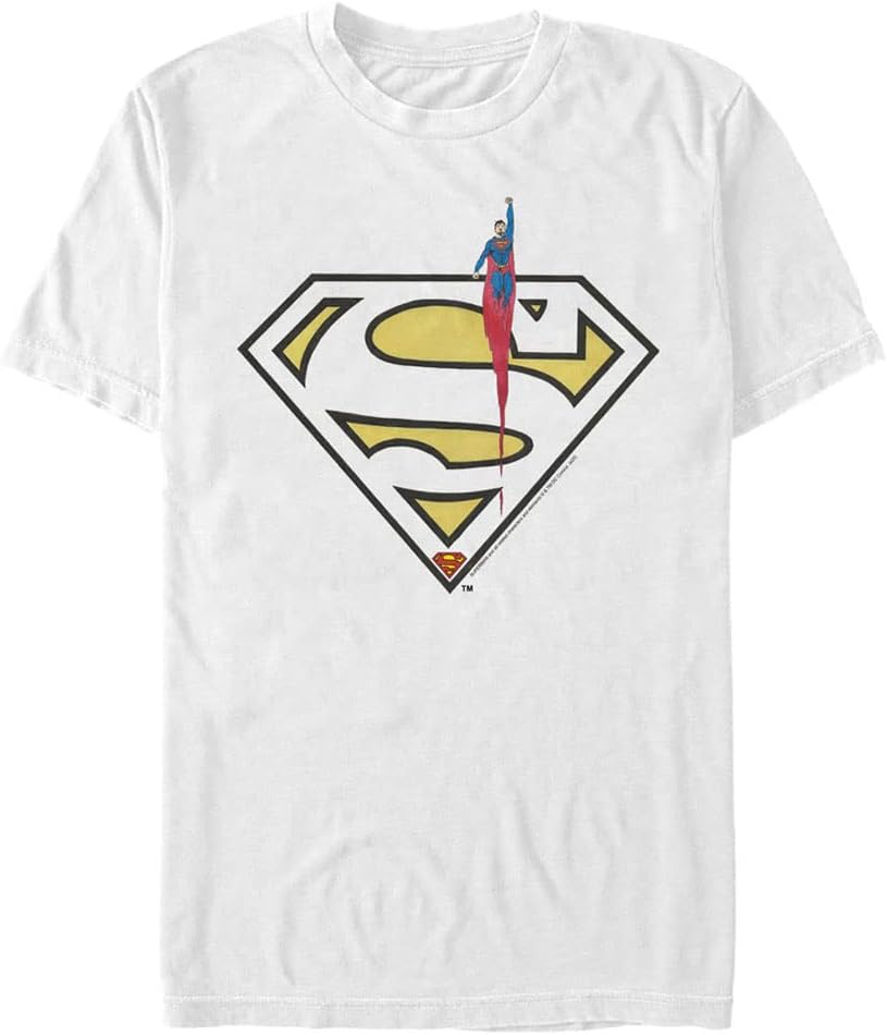 Dc Comics Warner Brothers Mens Big Tall Superman Logo Up T Shirt