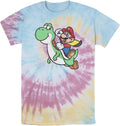 Nintendo Mario Yoshi Jump Young Mens Short Sleeve Tee Shirt