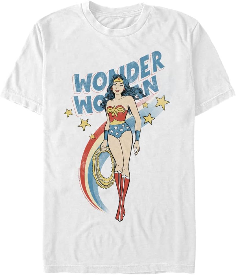 Warner Bros Mens Retro Wonder Woman