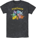 Pokemon Gotta Catch Eeveelutions Young Mens Short Sleeve Tee Shirt