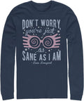 Harry Potter Big Tall Mens Deathly Hallows Just As Sane As Luna