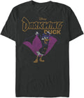 Darkwing Dark Duck Mens Tops Short Sleeve Tee Shirt Black 3X Large