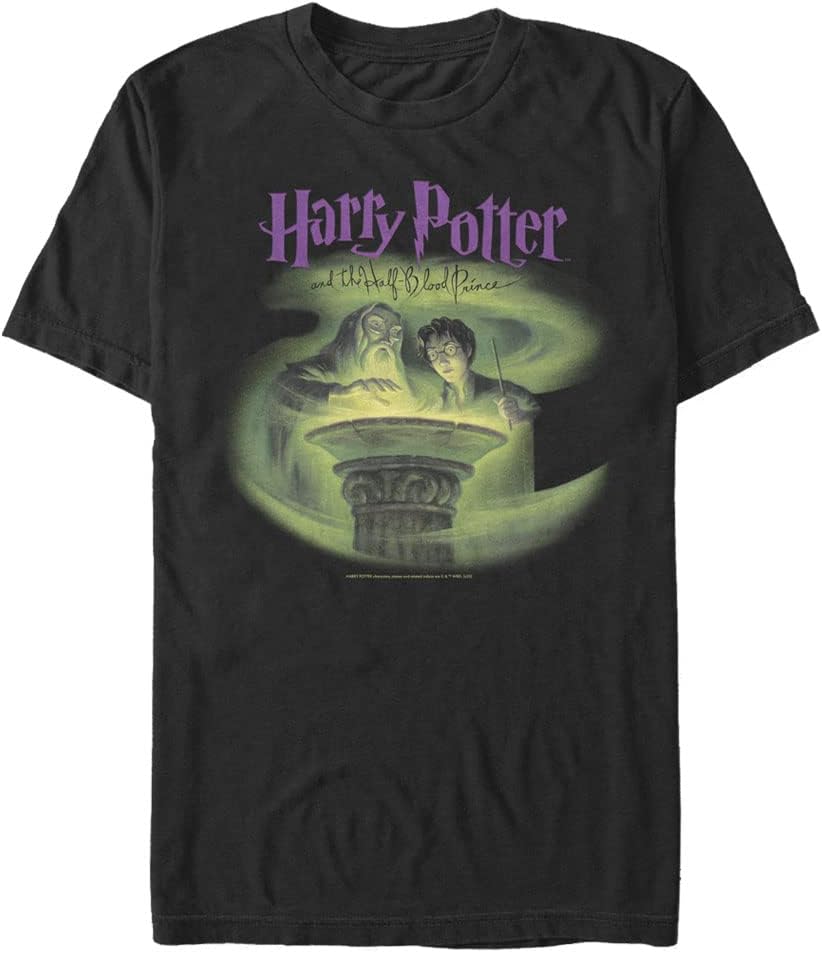 Harry Potter Literary Collection Prince Cover Mens Tops Short Sleeve Tee Shirt