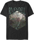 Lord Of Rings Fellowship Of Ring Rivendell Hexagon Mens Tops Short Sleeve