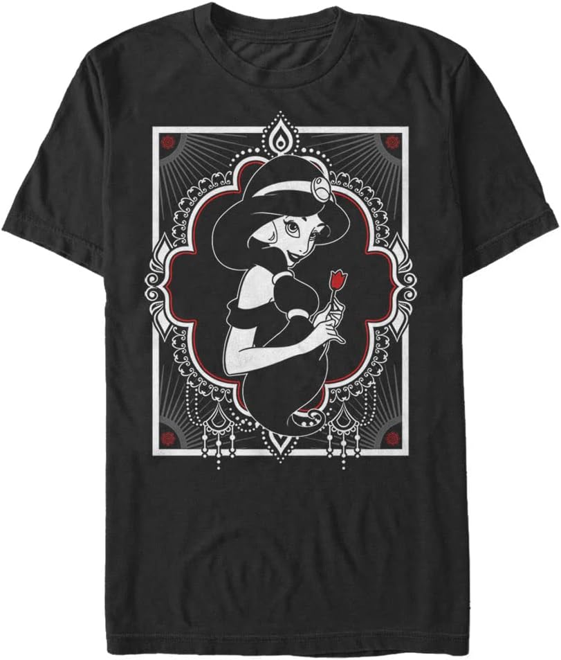Big Tall Princess Bw Jasmine Mens Tops Short Sleeve Tee Shirt