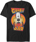 Big Tall Movie Goofy Dad Mens Tops Short Sleeve Tee Shirt Black