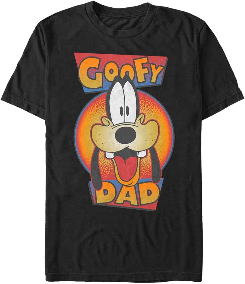 Big Tall Movie Goofy Dad Mens Tops Short Sleeve Tee Shirt Black
