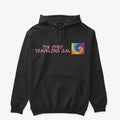TYE DYED TRAVELING GAL PULLOVER HOODIE | Graphic T-Shirt for Unisex