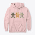 Three Little Bears Natural | Premium Unisex T-Shirt, Trending Graphic Tee