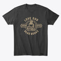 Love God Drink Coffee Read Books | Premium Unisex T-Shirt