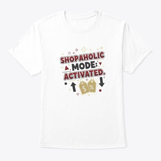 Shopaholic Mode Black Friday Graphic Tee | Premium Unisex T-Shirt
