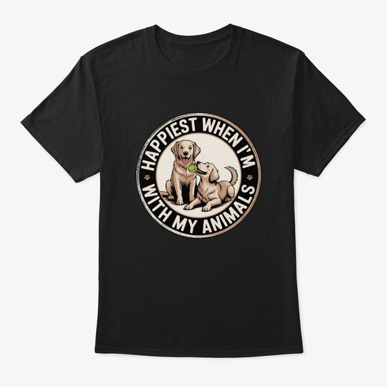 With My Animals | Premium Unisex T-Shirt, Trending Graphic Tee