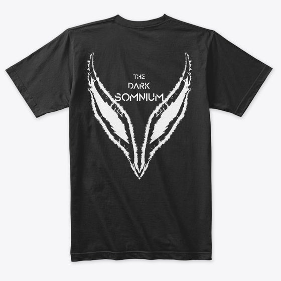 The Dark Somnium Logo White | Premium Unisex T-Shirt
