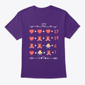 Valentine's Day Math Puzzle Tee Shirt | Premium Unisex T-Shirt