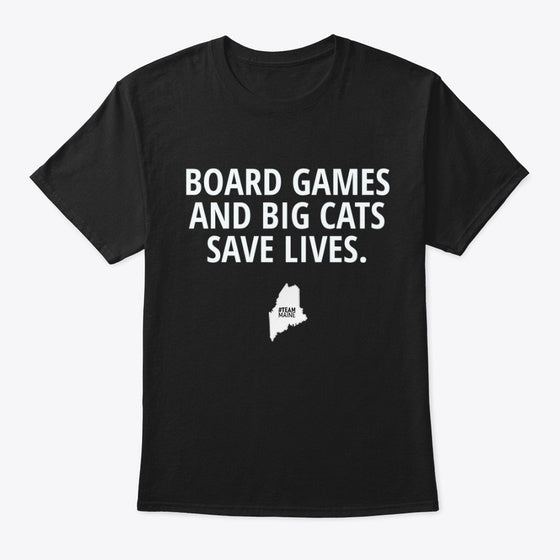 Team Maine - Big Cats White | Premium Unisex T-Shirt, Trending Graphic Tee