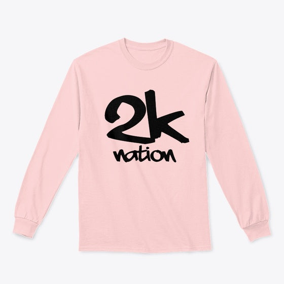 2K NATION UNISEX LONG SLEEVE PINK Apparel Premium Quality Hot Search US