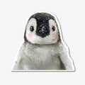 ll 1 penguin happy die cut | Premium Unisex T-Shirt