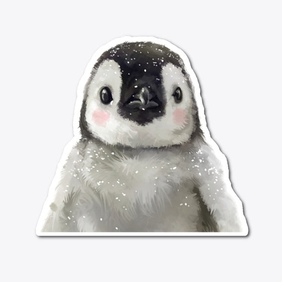 ll 1 penguin happy die cut | Premium Unisex T-Shirt