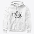 TCGR Logo Premium Hoodie white | Premium Unisex T-Shirt, Trending Graphic Tee