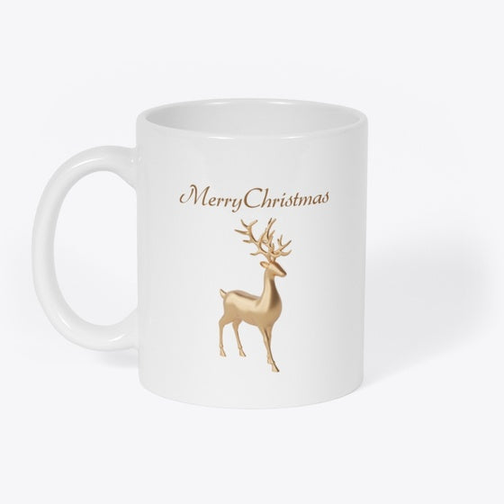 Christmas Gold Reindeer | Graphic T-Shirt for Unisex
