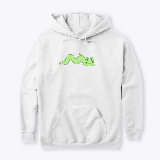 Wormy frog hoodie | Premium Unisex T-Shirt, Trending Graphic Tee