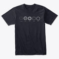 Solar System - a perspective from Earth | Premium Unisex T-Shirt