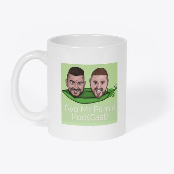 Two Mr Ps in a Podcast Shirt