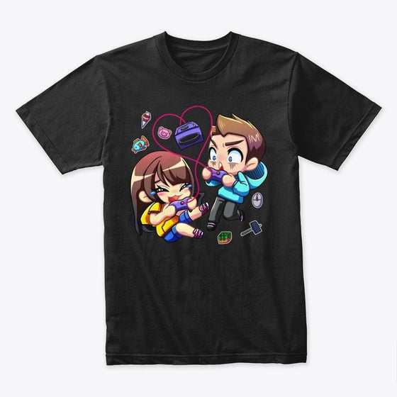 Lastic and Ry Gamers In Love Apparel Viral US Style Gaming Fan Favorite