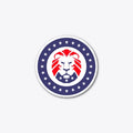 Trump Patriot Lion Sticker | Premium Unisex T-Shirt, Trending Graphic Tee