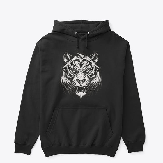 Tiger with Hoodi | Premium Unisex T-Shirt, Trending Graphic Tee