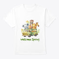 Spring season cute animal kids tshirt | Premium Unisex T-Shirt, Trending Graphic Tee