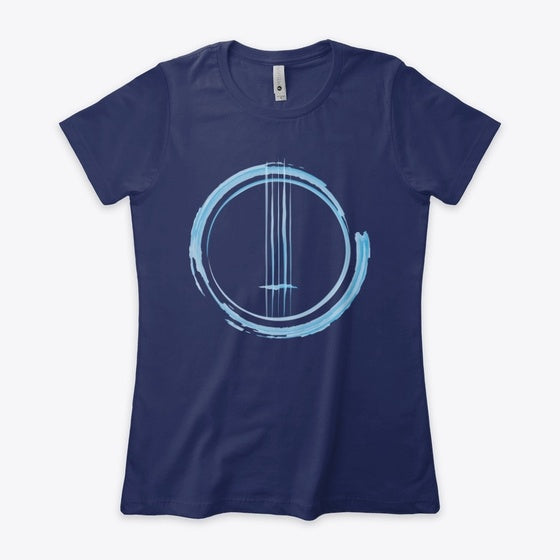 Watercolor Banjo Blue | Premium Unisex T-Shirt