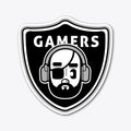 JP Gamers Shield Die Cut Sticker Apparel Trending 2025 Top Rated Design