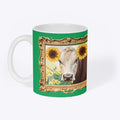 Sunflower Hope Cow | Premium Unisex T-Shirt, Trending Graphic Tee
