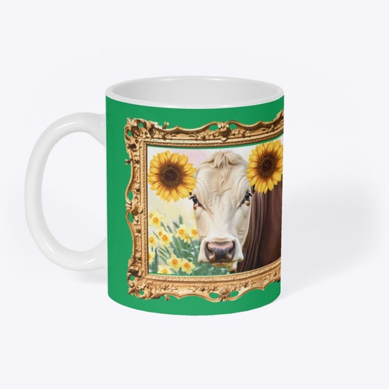 Sunflower Hope Cow | Premium Unisex T-Shirt, Trending Graphic Tee