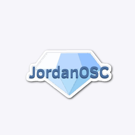JordanOSC Logo Sticker Apparel Premium Quality Top Rated Design