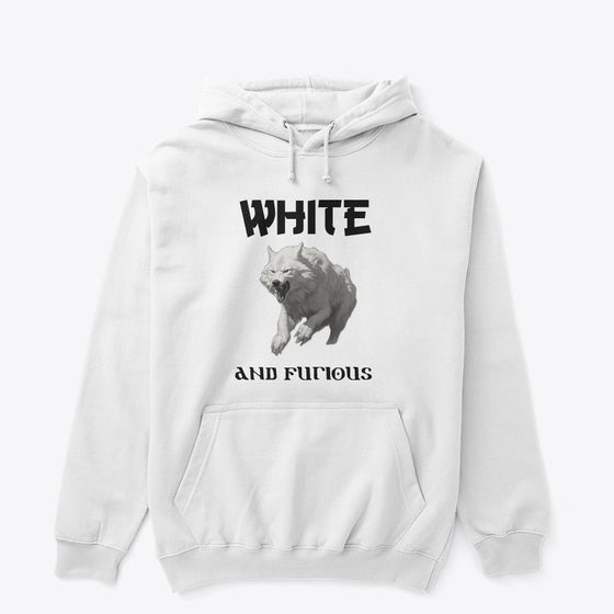 White and furious | Premium Unisex T-Shirt, Trending Graphic Tee