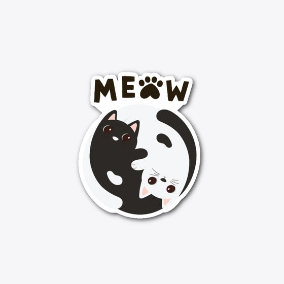 Yin Yang Kitties | Premium Unisex T-Shirt, Trending Graphic Tee