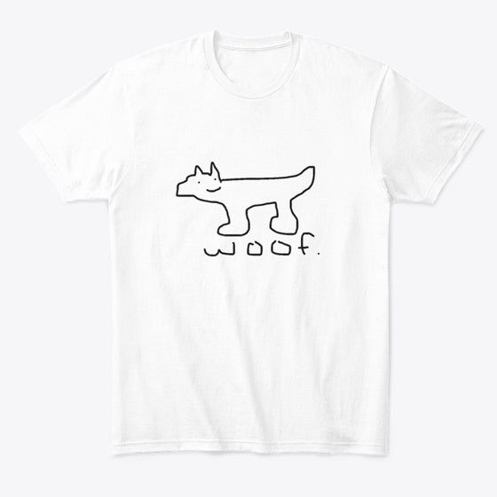 white woofer tshirt | Premium Unisex T-Shirt, Trending Graphic Tee